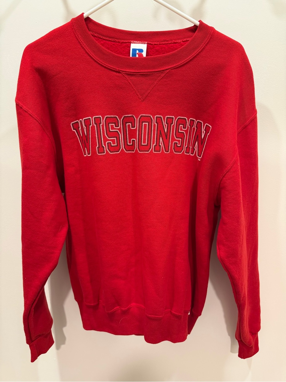 VINTAGE RUSSELL ATHLETIC WISCONSIN Badgers Unisex Crewneck